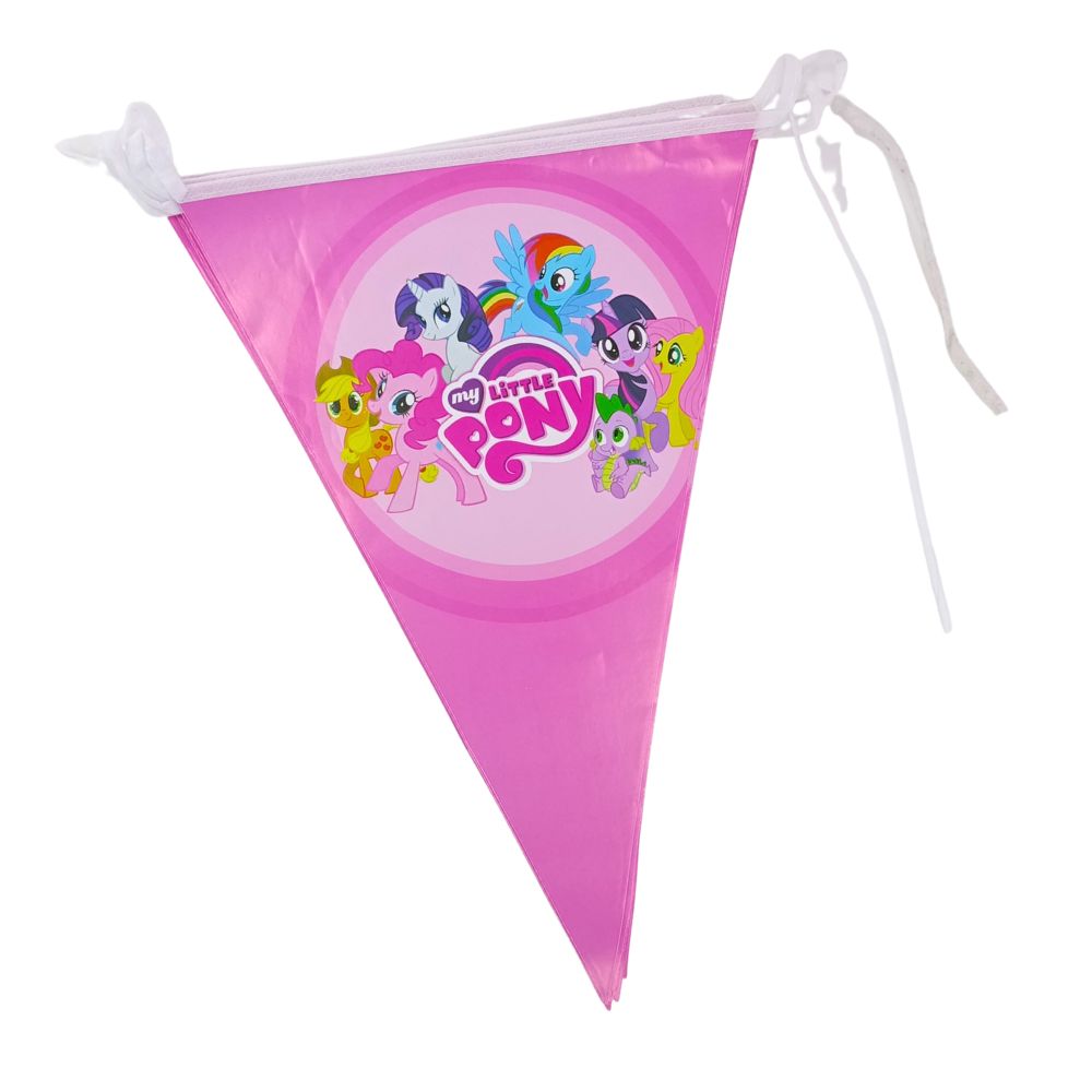 Unicorn Birthday Party Flags 10pc